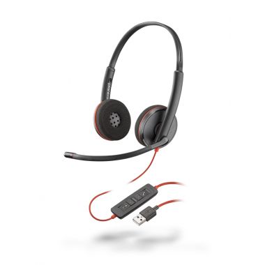 Plantronics/Poly Blackwire 3220 USB-A Duo Corded Headsets