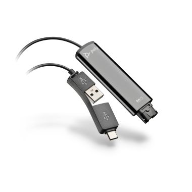 Plantronics/Poly DA75 QD to USB/USB-C connection 