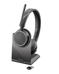 Plantronics/Poly Voyager 4220 UC + Charging Stand Bluetooth Headset USB-A