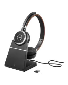 Image of Jabra Evolve 65 stereo headset with stand