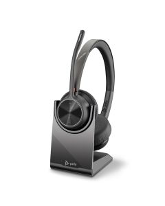 Plantronics/Poly Voyager 4320-M UC Bluetooth Headset V4320-M USB-A, With Charging Stand