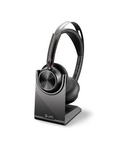 Plantronics/Poly Voyager Focus 2 UC-M Headset with Charge Stand, USB-A 