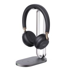 Yealink BH72 Teams Bluetooth Headset With Charging Stand, Black, USB-A