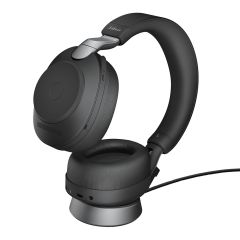 Jabra Evolve2 85 UC Stereo Headset + Charging Stand, USB-C, Black