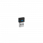 Image of EPOS|Sennheiser BTD 800 USB Dongle facing sideways with blue light.