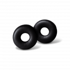 Image of EPOS | Sennheiser HZP SDW Leatherette Ear Pad for SDW 30 and 60 (503x and 506x models, HZP SDW) showing the details of the leather ear pads.