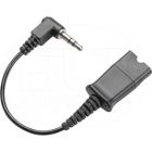 Plantronics/Poly QD To 3.5mm Right Angle Cable