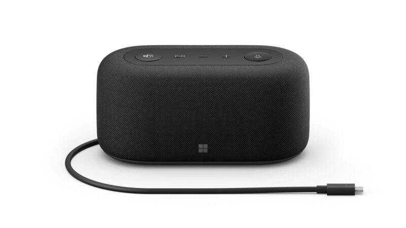 Microsoft speakerphone from front